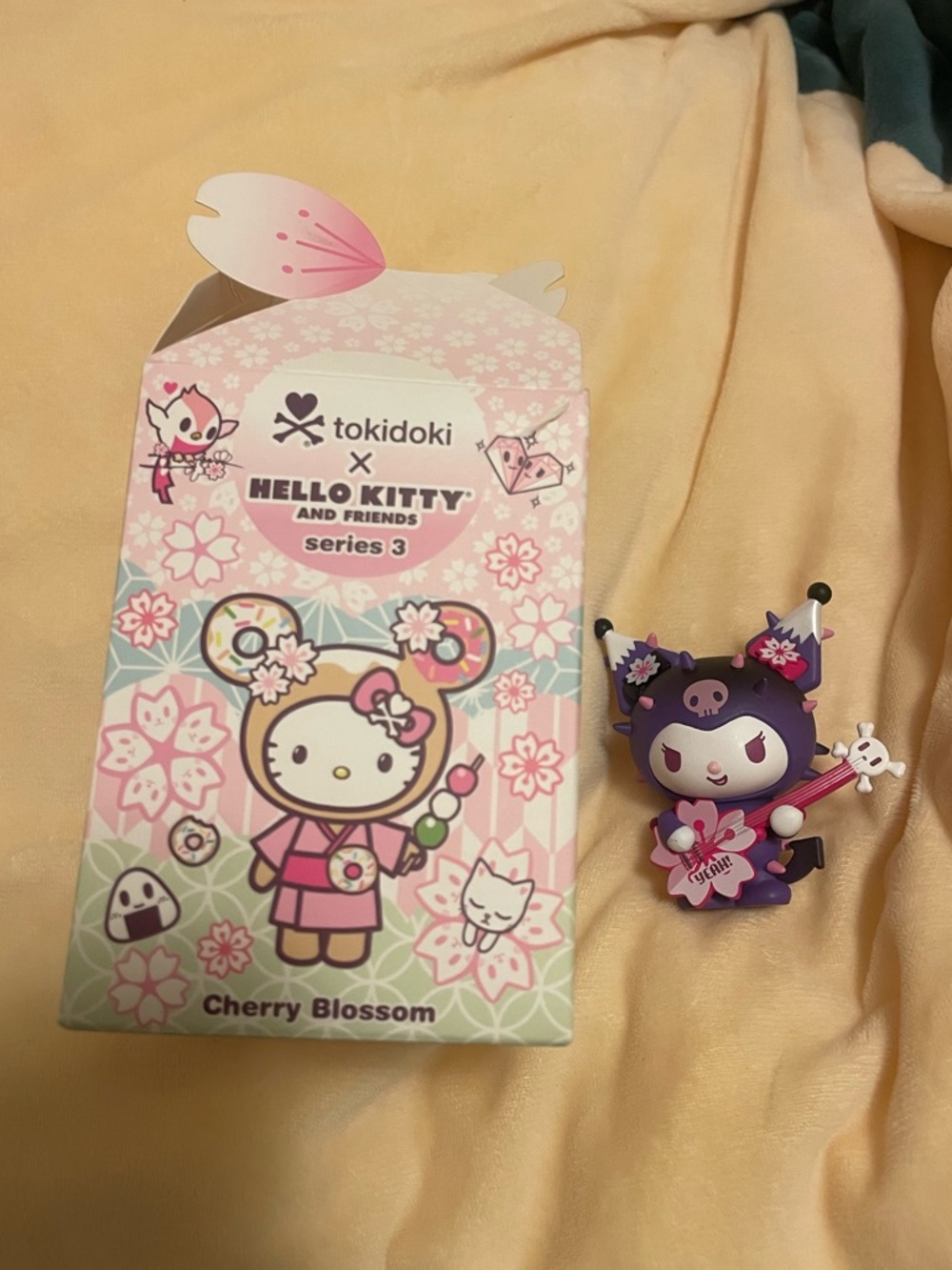 Cherry Blossom Tokidoki Purple Kuromi Figure